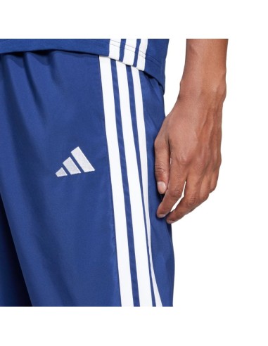 Men's adidas Essentials 3Stripes Stanford Open Hem Pants Blue JE6400