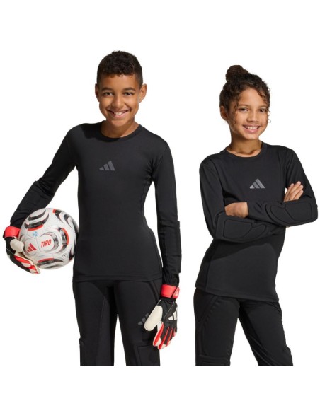 adidas Padded Goalkepper Longsleeve Kids' Shirt Black KA1678