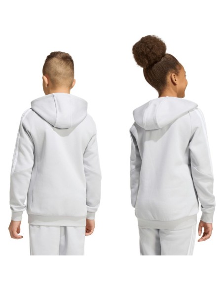adidas Tiro 26 League Sweat Full Zip Hoodie for Kids Gray KF3323