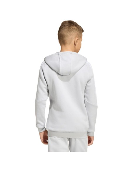 adidas Tiro 26 League Sweat Full Zip Hoodie for Kids Gray KF3323