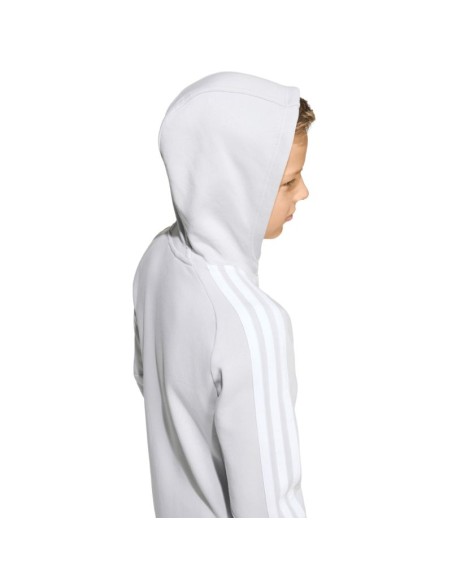 adidas Tiro 26 League Sweat Full Zip Hoodie for Kids Gray KF3323