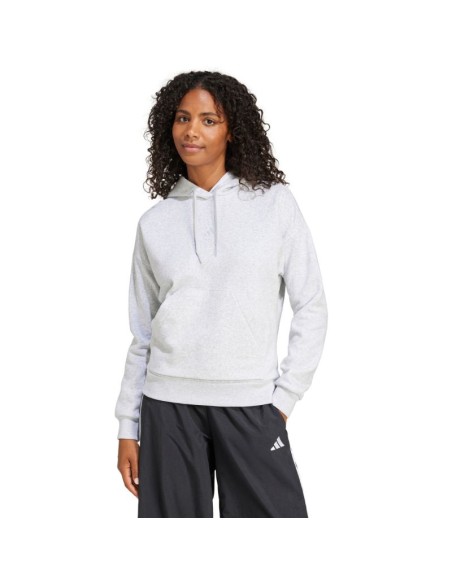 adidas Essentials Small Logo Feel Cozy Women's Sweatshirt Light Gray JN1853