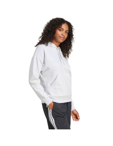 adidas Essentials Small Logo Feel Cozy Women's Sweatshirt Light Gray JN1853