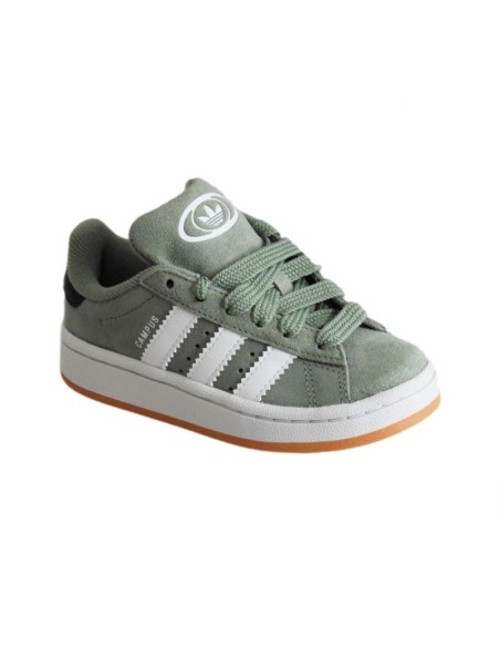 Adidas Campus 00s Silver GreenCloud White Children's Sports Shoes JP5509