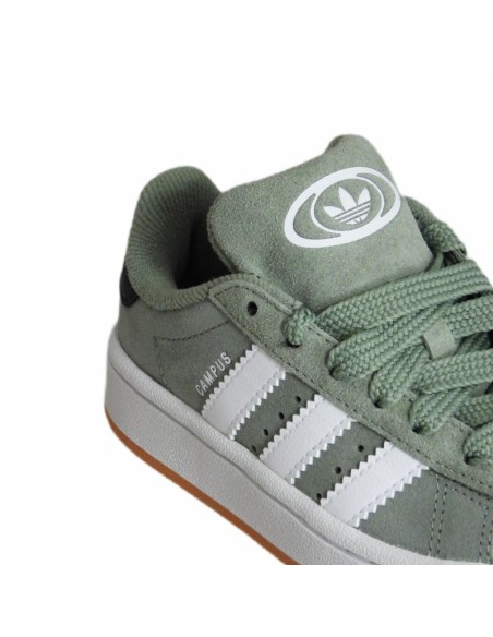 Adidas Campus 00s Silver GreenCloud White Children's Sports Shoes JP5509