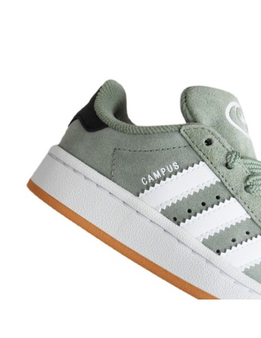 Adidas Campus 00s Silver GreenCloud White Children's Sports Shoes JP5509