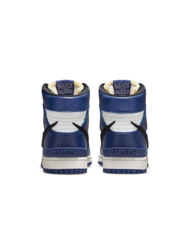 Men's Ambush x Nike Dunk High Deep Royal Blue Sneakers CU7544400