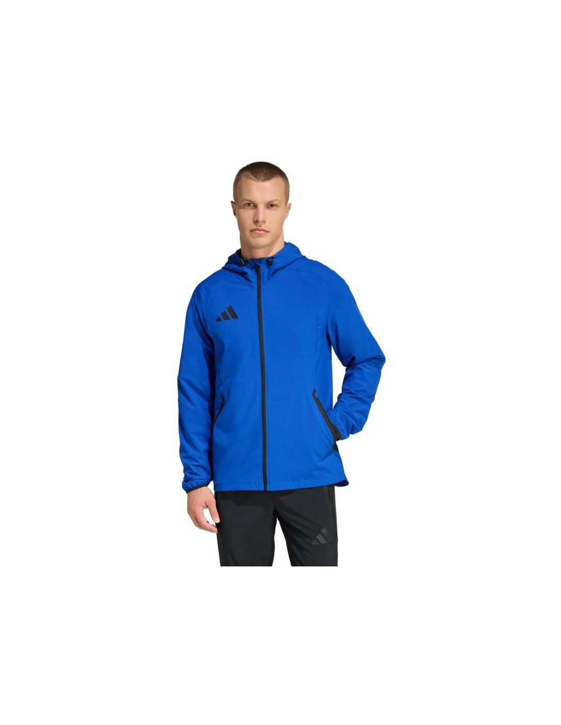 Men's adidas Tiro 26 Travel Windbreaker Jacket Blue KD3335