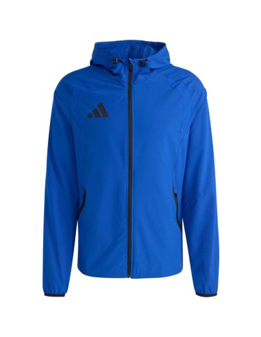 Men's adidas Tiro 26 Travel Windbreaker Jacket Blue KD3335