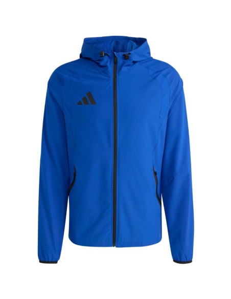 Men's adidas Tiro 26 Travel Windbreaker Jacket Blue KD3335