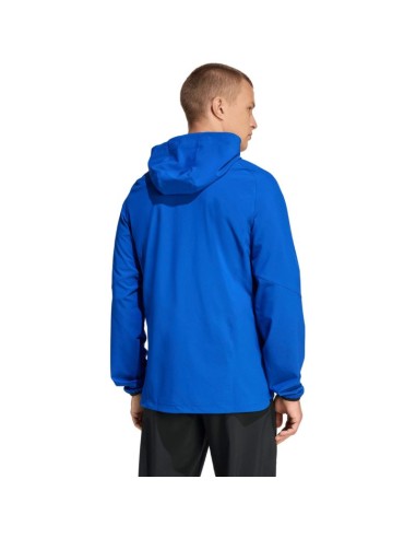 Men's adidas Tiro 26 Travel Windbreaker Jacket Blue KD3335