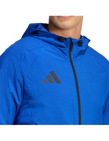 Men's adidas Tiro 26 Travel Windbreaker Jacket Blue KD3335