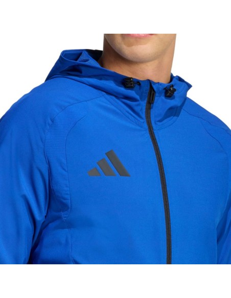 Men's adidas Tiro 26 Travel Windbreaker Jacket Blue KD3335