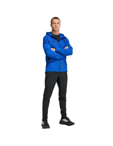 Men's adidas Tiro 26 Travel Windbreaker Jacket Blue KD3335