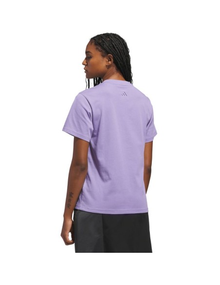 adidas Cursive Women's TShirt Light Purple KB2402