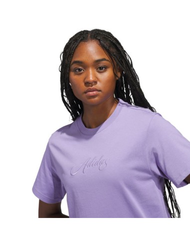 adidas Cursive Women's TShirt Light Purple KB2402