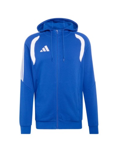 Men's adidas Tiro 26 League Sweat Full Zip Hoodie Blue KF9105