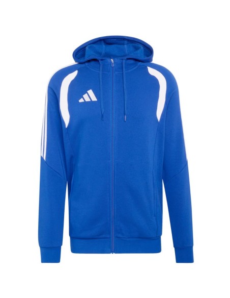 Men's adidas Tiro 26 League Sweat Full Zip Hoodie Blue KF9105