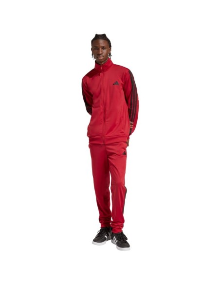 Men's adidas Dayready tracksuit red KC1357