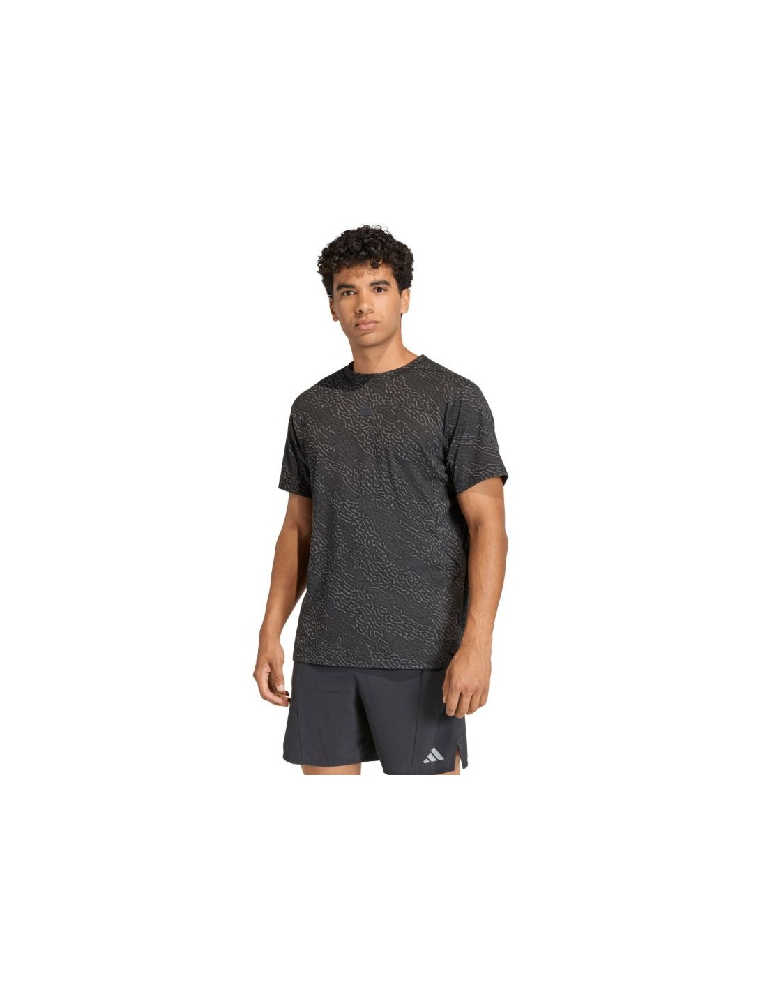 Men's adidas D4T Power Aop Tee Black KF3097
