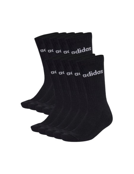 Adidas Cushioned Linear Crew Socks 10 Pairs Black KF9092