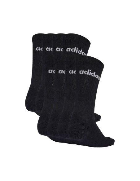Adidas Cushioned Linear Crew Socks 10 Pairs Black KF9092
