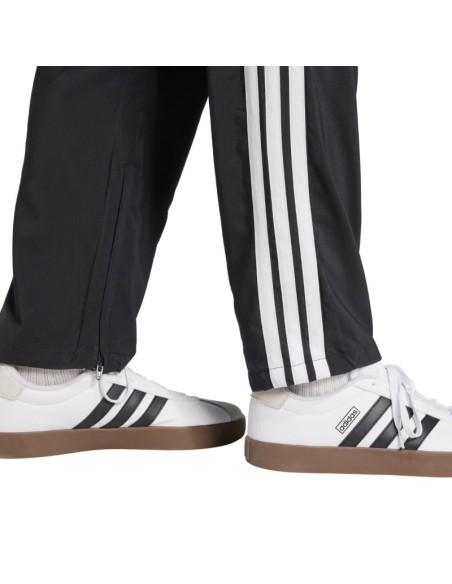 Men's adidas Essentials 3Stripes Stanford Open Hem Pants Black JC8491
