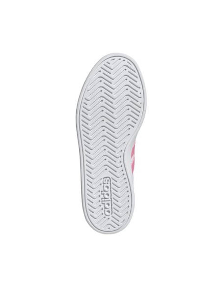 Adidas Grand Court 30 kids' shoes white and pink HP3528