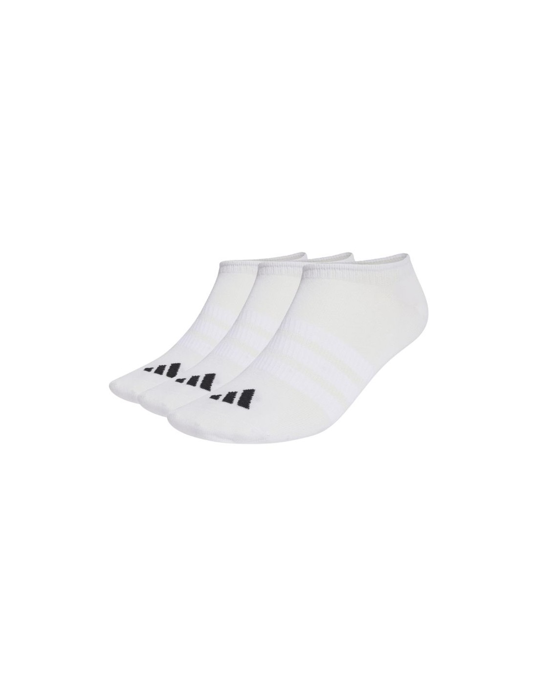 Adidas ThinLight Sportswear No Show Socks 3 Pairs White JZ0534