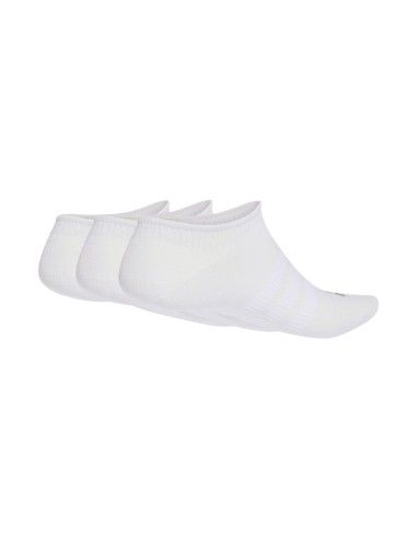 Adidas ThinLight Sportswear No Show Socks 3 Pairs White JZ0534