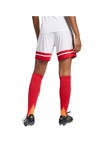 adidas Squadra 25 women's shorts white and red JJ0020