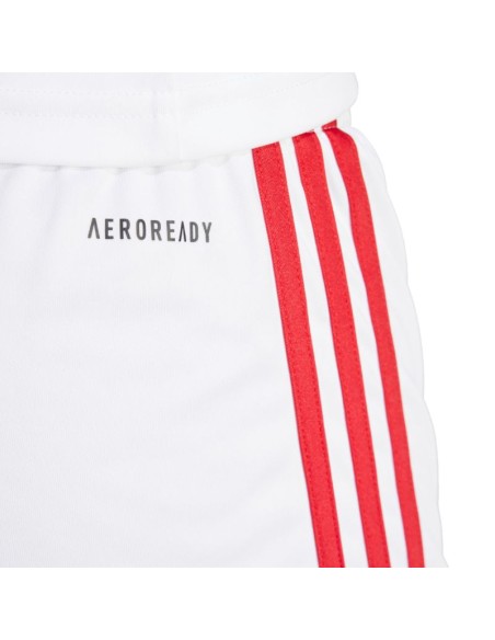 adidas Squadra 25 women's shorts white and red JJ0020