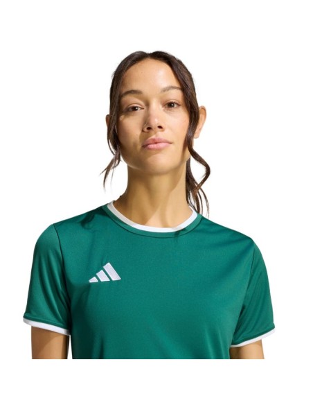 adidas Entrada 26 Jersey Women's TShirt Green KE9833