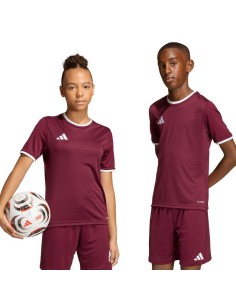adidas Entrada 26 Jersey burgundy kids' Tshirt JZ2530