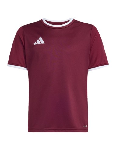 adidas Entrada 26 Jersey burgundy kids' Tshirt JZ2530
