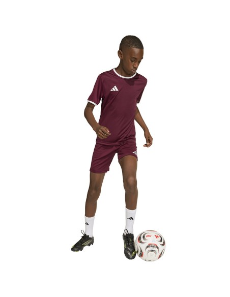 adidas Entrada 26 Jersey burgundy kids' Tshirt JZ2530