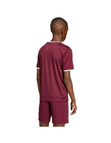 adidas Entrada 26 Jersey burgundy kids' Tshirt JZ2530