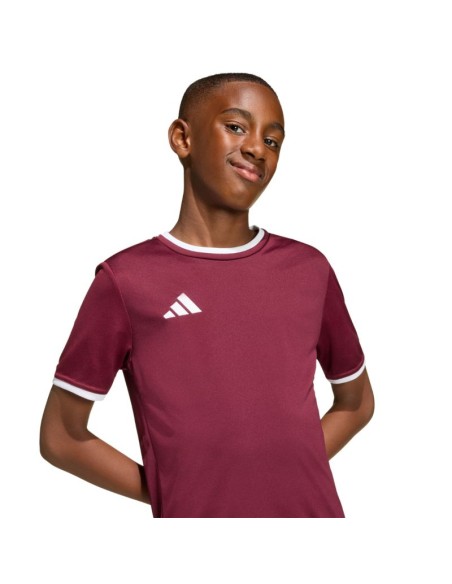adidas Entrada 26 Jersey burgundy kids' Tshirt JZ2530