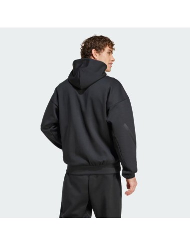 New Adidas ZNE FullZip Hooded Men's Black Hoodie JE7538
