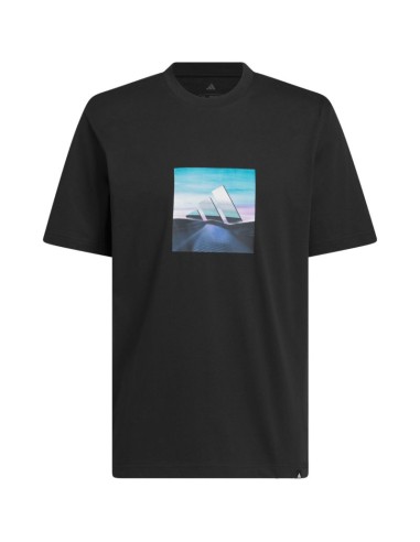 Men's adidas Summer Heat Graphic Tshirt black KC9244