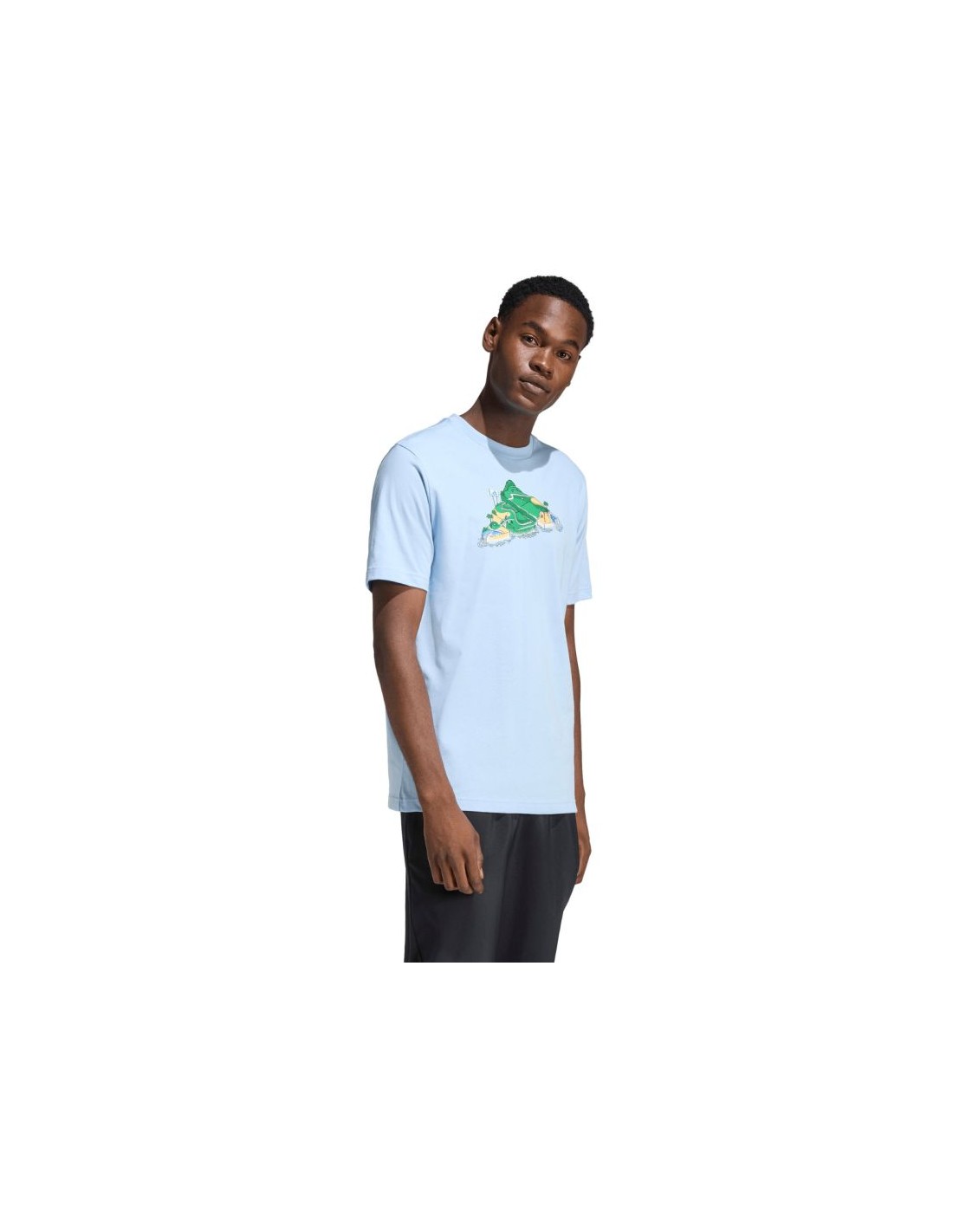 Men's adidas Novelty Mint Tshirt light blue JZ5038