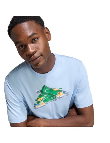Men's adidas Novelty Mint Tshirt light blue JZ5038