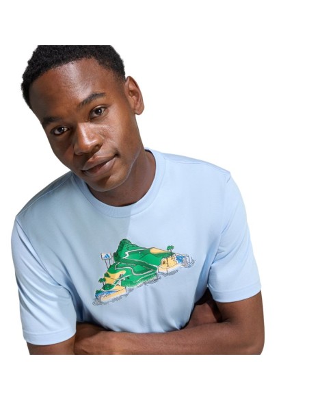 Men's adidas Novelty Mint Tshirt light blue JZ5038