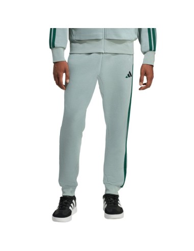 Men's adidas Essentials 3Stripes Fleece Pants Mint KD4836