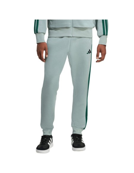 Men's adidas Essentials 3Stripes Fleece Pants Mint KD4836