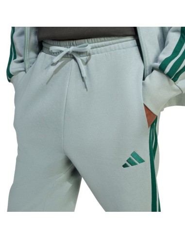 Men's adidas Essentials 3Stripes Fleece Pants Mint KD4836