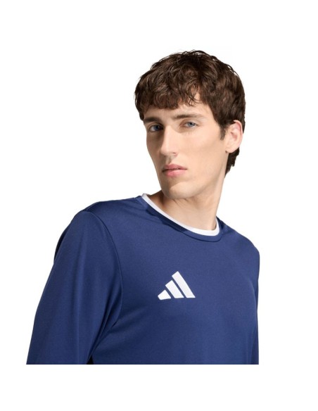Men's adidas Entrada 26 Long Sleeve Jersey Navy Blue KF5850