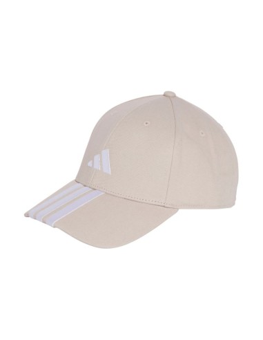adidas 3Stripes New Logo Baseball Cap Beige JW6036