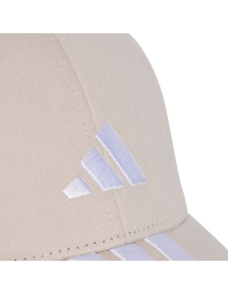 adidas 3Stripes New Logo Baseball Cap Beige JW6036