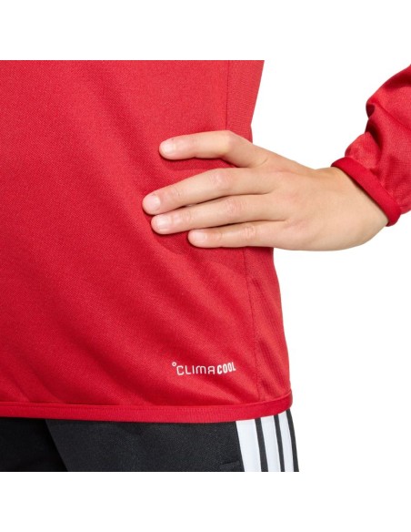 adidas Tiro 26 League Training Top Kids Sweatshirt Red and White JY7163